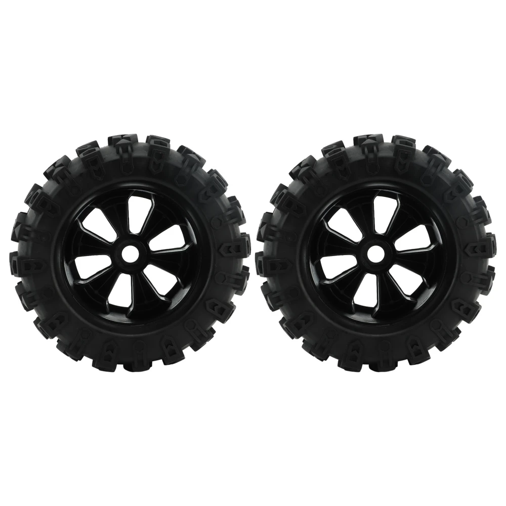 2Pcs RC Car Rubber Tire Replacement Strong Grip 170mm Diameter RC Rubber Tires for ZD Racing 08427 1/8 RC Car