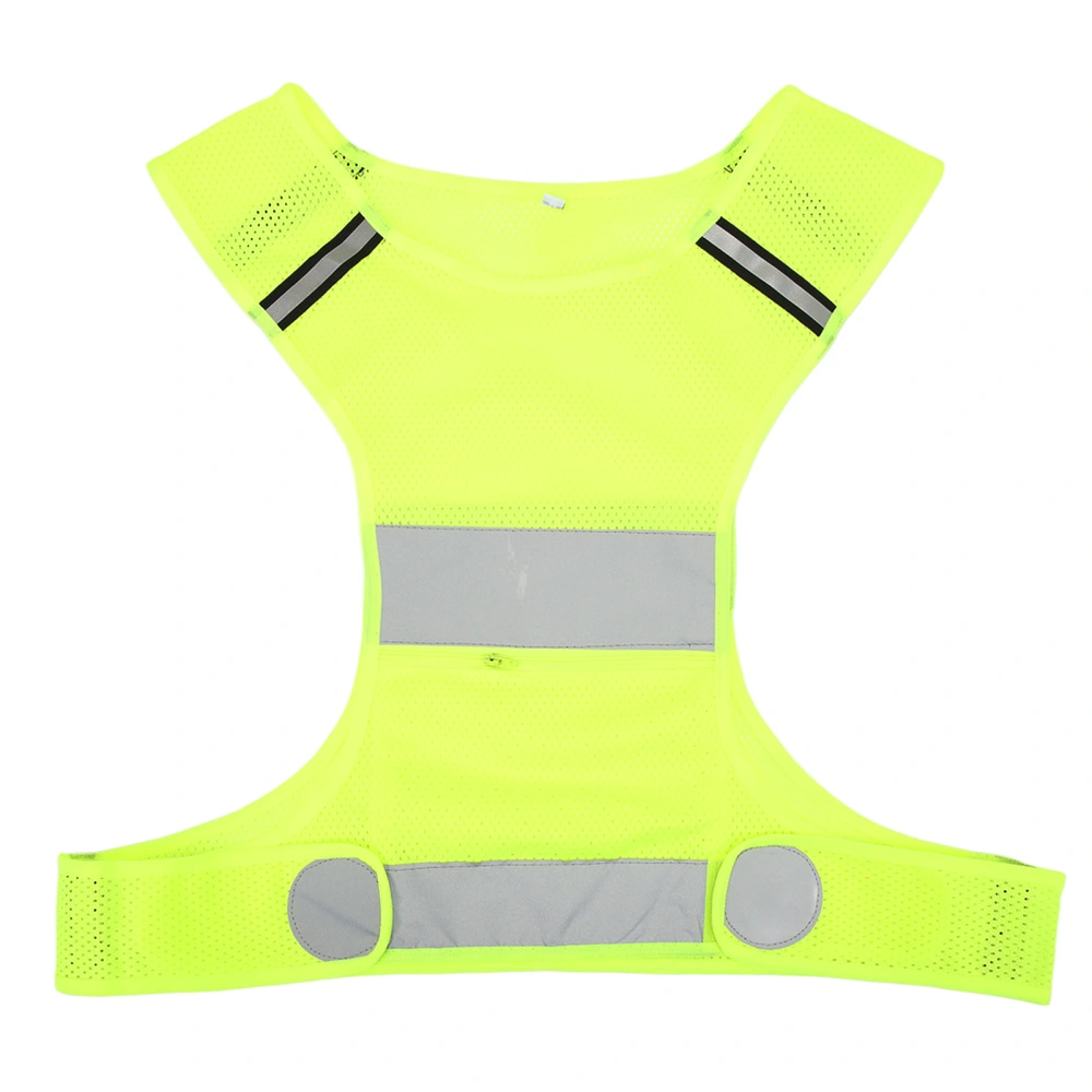 Reflective Vest High Visibility Breathable Quick Drying Safety Vest for Running Working M