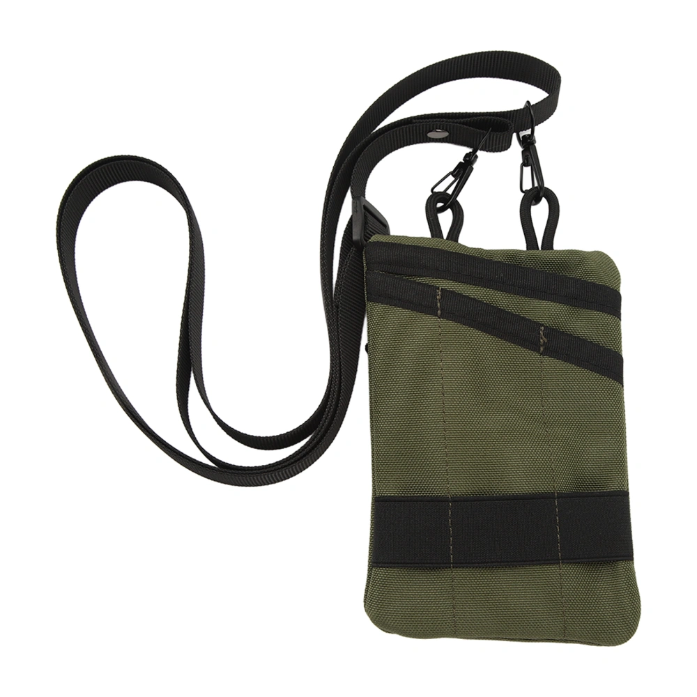 Outdoor Pocket Change Card Key Storage Bag Oxford Cloth Portable Mini Waist Pouch Green