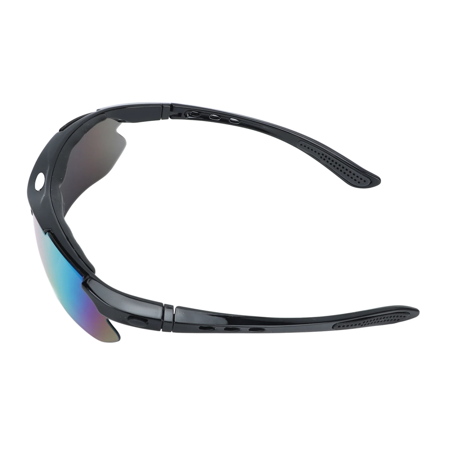 Outdoor Cycling Riding Polarized Fishing Glasses Mountain Bike Riding Sunglasses for Camping Glossy Black