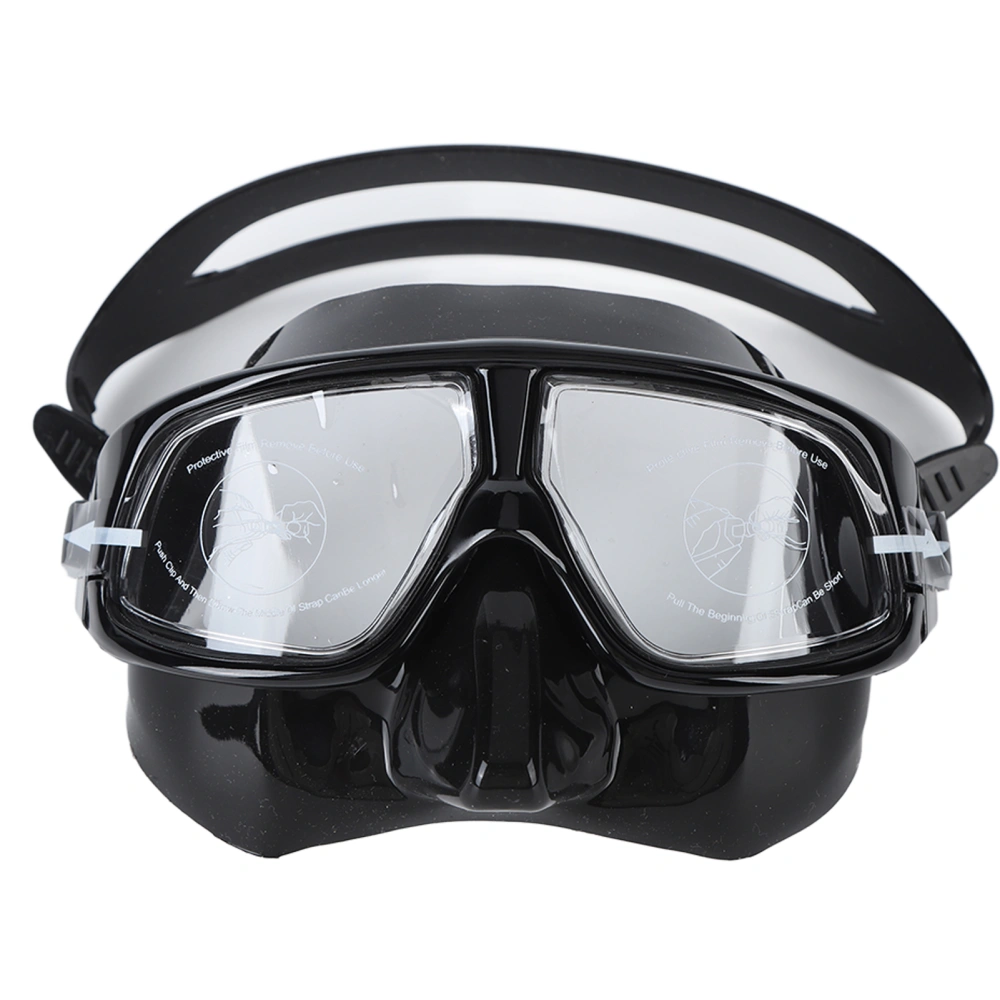 Swimming Goggles Anti Fog UV Prevention Clear Viewing Tight Fit Sealing Water Leakage Proof Snorkeling Diving Glasses Black