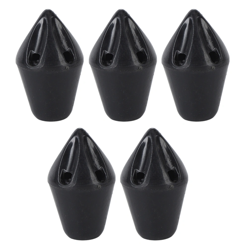 5 Pcs Archery Arrow Head Plastic Whistle Arrowhead Make Sound Archery Whistle Tip for Practice Competition