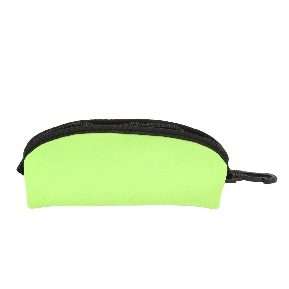 Diving Goggle Storage Bag Gadgets Gear Pouch Portable Dustproof Fall Resistant Neoprene for Sunglasses Glasses Fluorescent Green