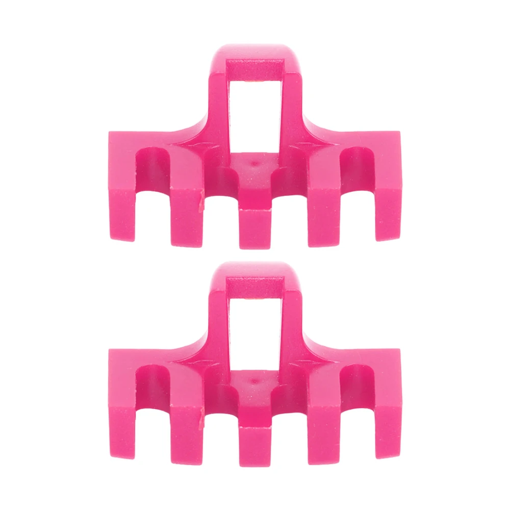 2Pcs Badminton Stringing Racquet Load Spreader Badminton Tennis Racquet Pulling Machine Threading Accessories High Loaded Spreader Protector Pink