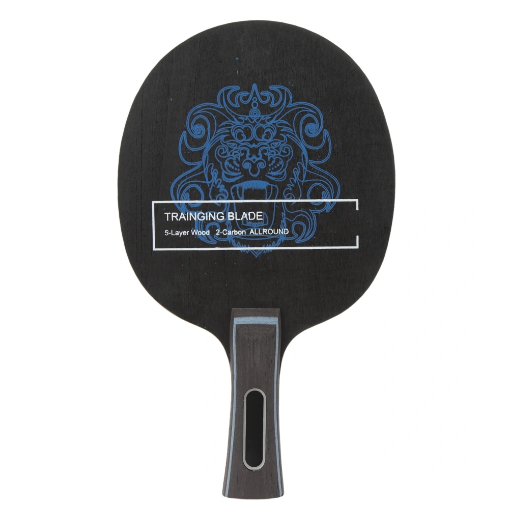 Table Tennis Blade Professional Ping Pong Paddle Board Base Long Handle Horizontal Bat