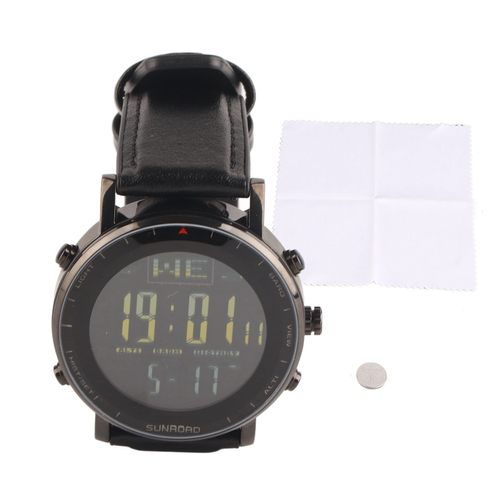 Fishing Barometer Watch Altitude Compass Indicator Mountaineering Outdoor Sports Wrist Gear