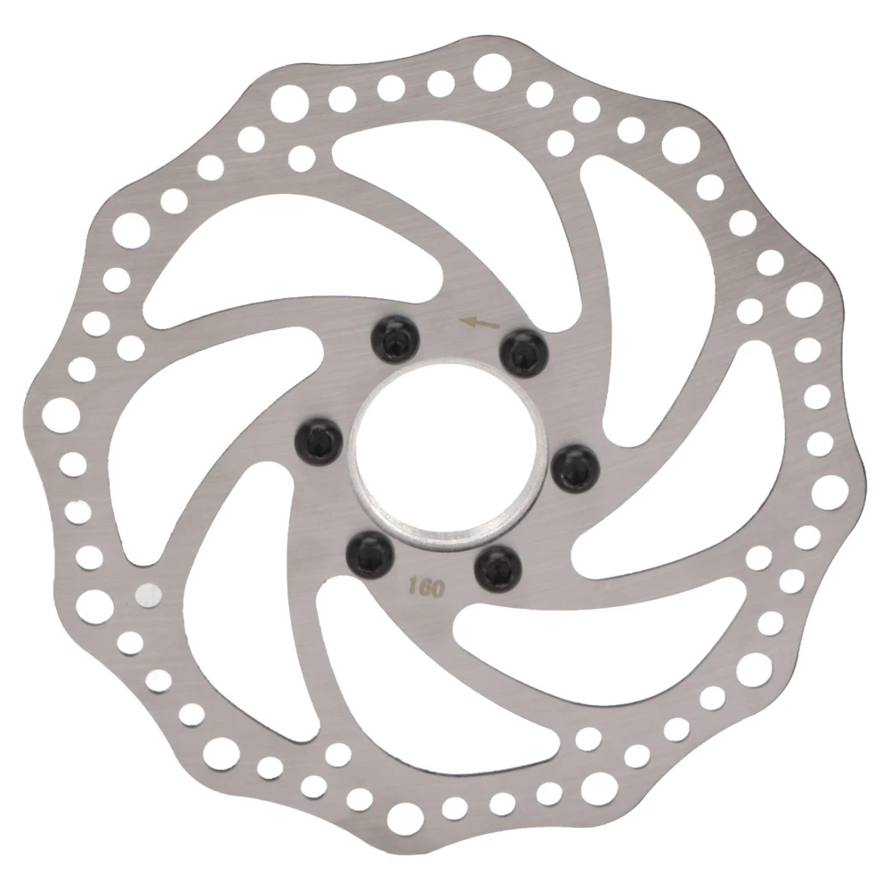 Professional Mountain Bike Brake Disc Stainless Steel Bike Brake Rotor Replacement Accessory 160mm