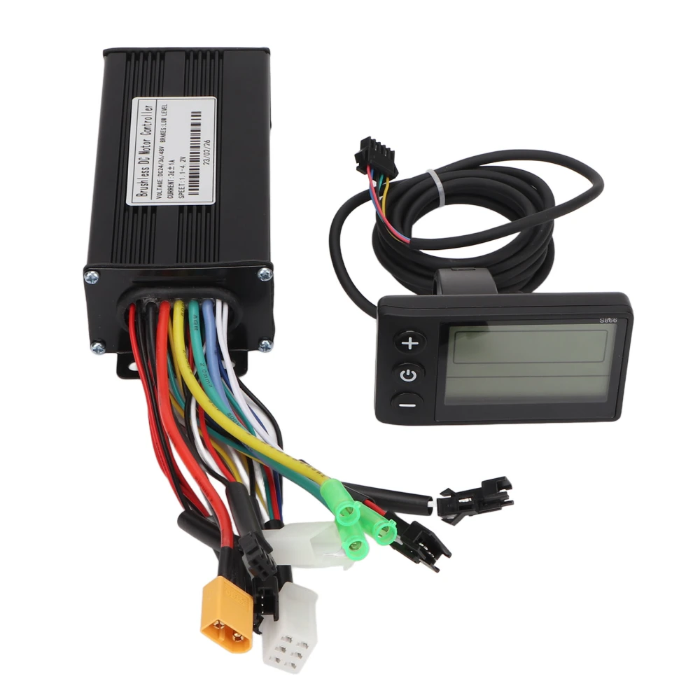 Motor Brushless Controller S866 Panel 26A 3 Mode Sine Wave Set for Mountain Bike Electric Bicycle