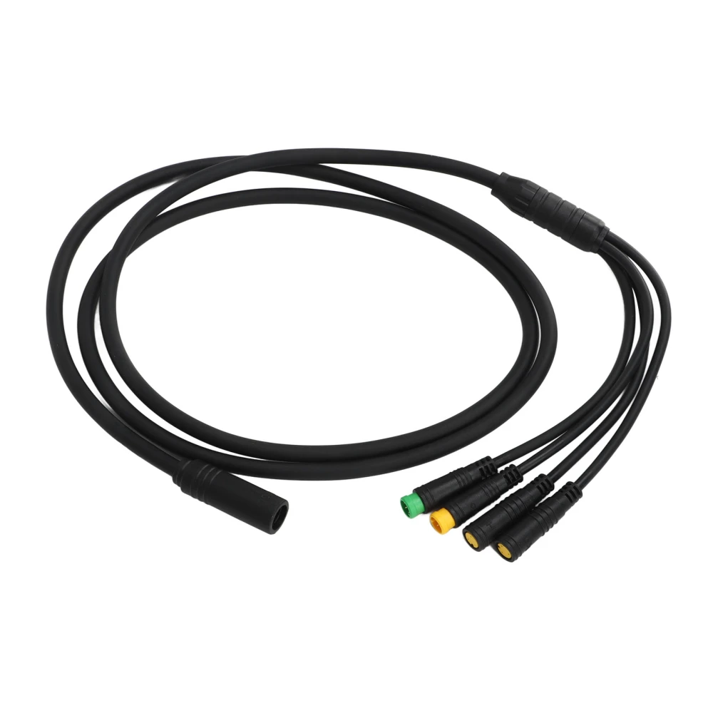 Bike Motor Conversion Cable Waterproof 1 for 4 Mid Drive Motor Extension Wire for BAFANG BBS01 BBS02 3.9ft