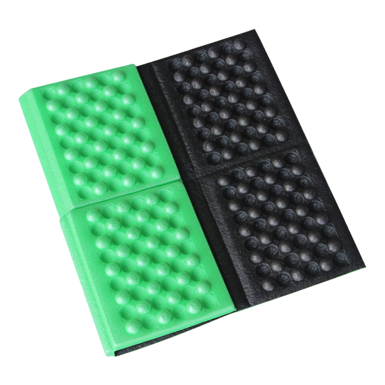 Outdoor Foldable Portable Foam Cushion Sitting Pad Beehive 6 Folding Foam Cushion Mat for Hiking Green 39x28.5x0.9cm/15.4x11.2x0.4in