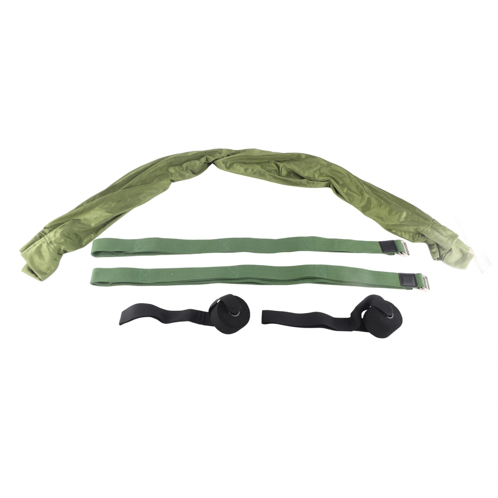 Aerial Strap Elastic Strong Bearing Capacity Folding Leg Stretcher Strap Flexibility Trainer Light Green Free Size