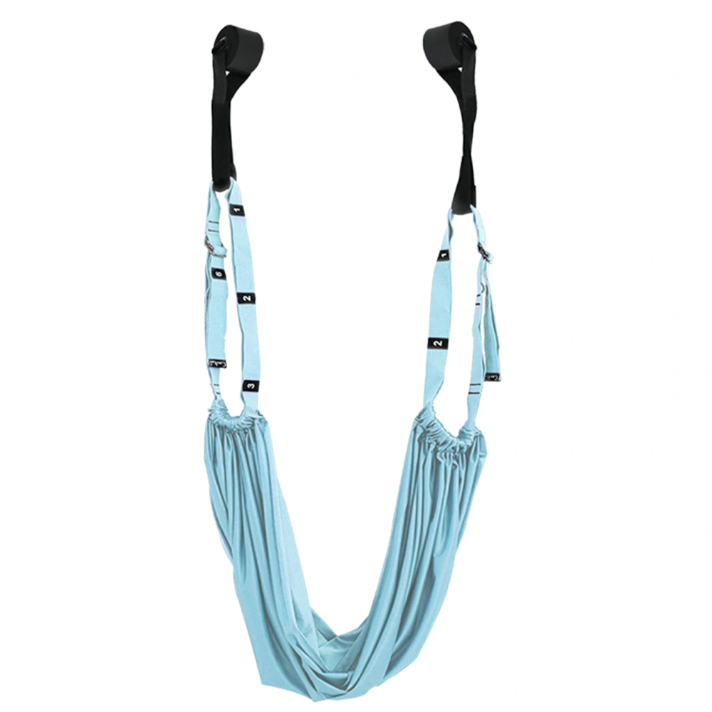 Aerial Strap Elastic Strong Bearing Capacity Folding Leg Stretcher Strap Flexibility Trainer Sky Blue Free Size