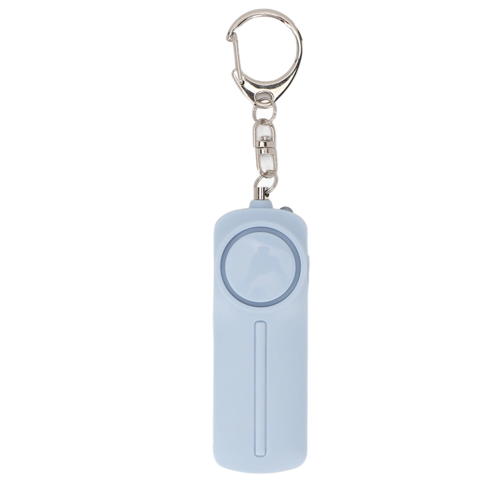 Emergency Alarm Military Grade Mini Keychain Loud 130dB Safety Alarm with LED Flash Light for Women Kids Elderly Light Blue