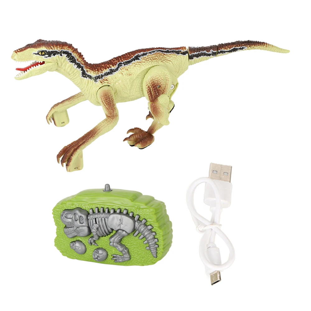 Remote Control Dinosaur Toys Fun Simulation Walking Dinosaur Toys with Lighting Sound Effects for 3 Years Old and Up