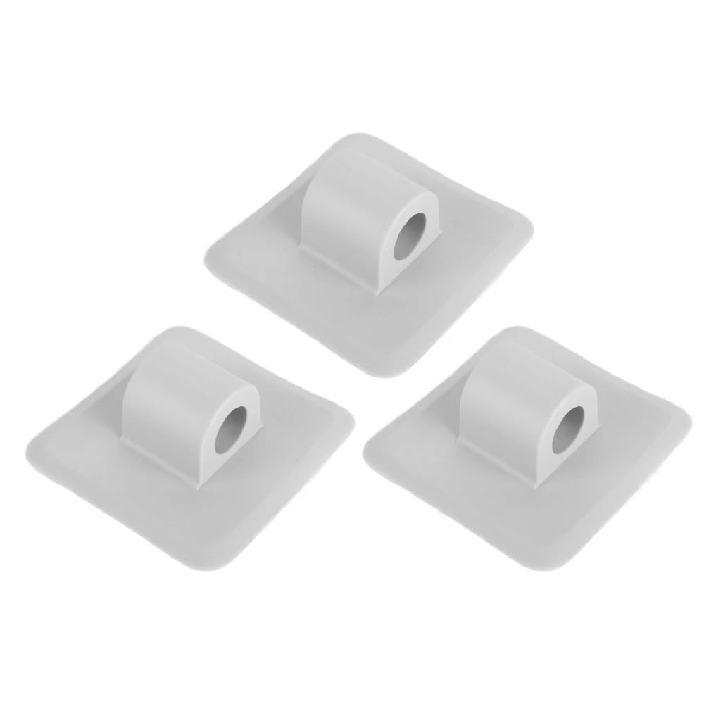 3Pcs Boat Motor Bracket Buckle PVC Fixed Motor Stand Rope Holder Accessory for Yacht Grey