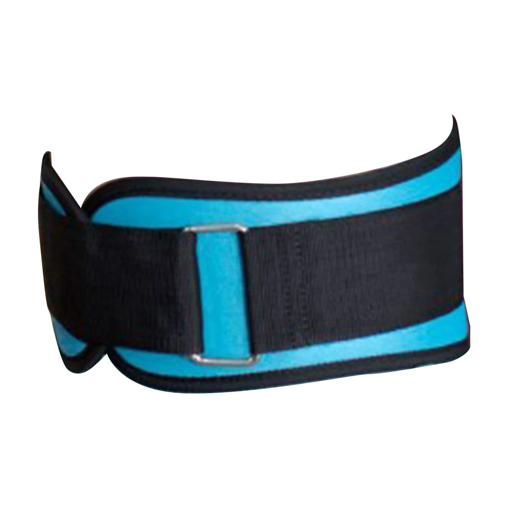 Weight Lifting Belt Adjustable Waist Protection Belt Strength Support Waistband for Fitness Sports M (Waist 77‑93CM) Blue