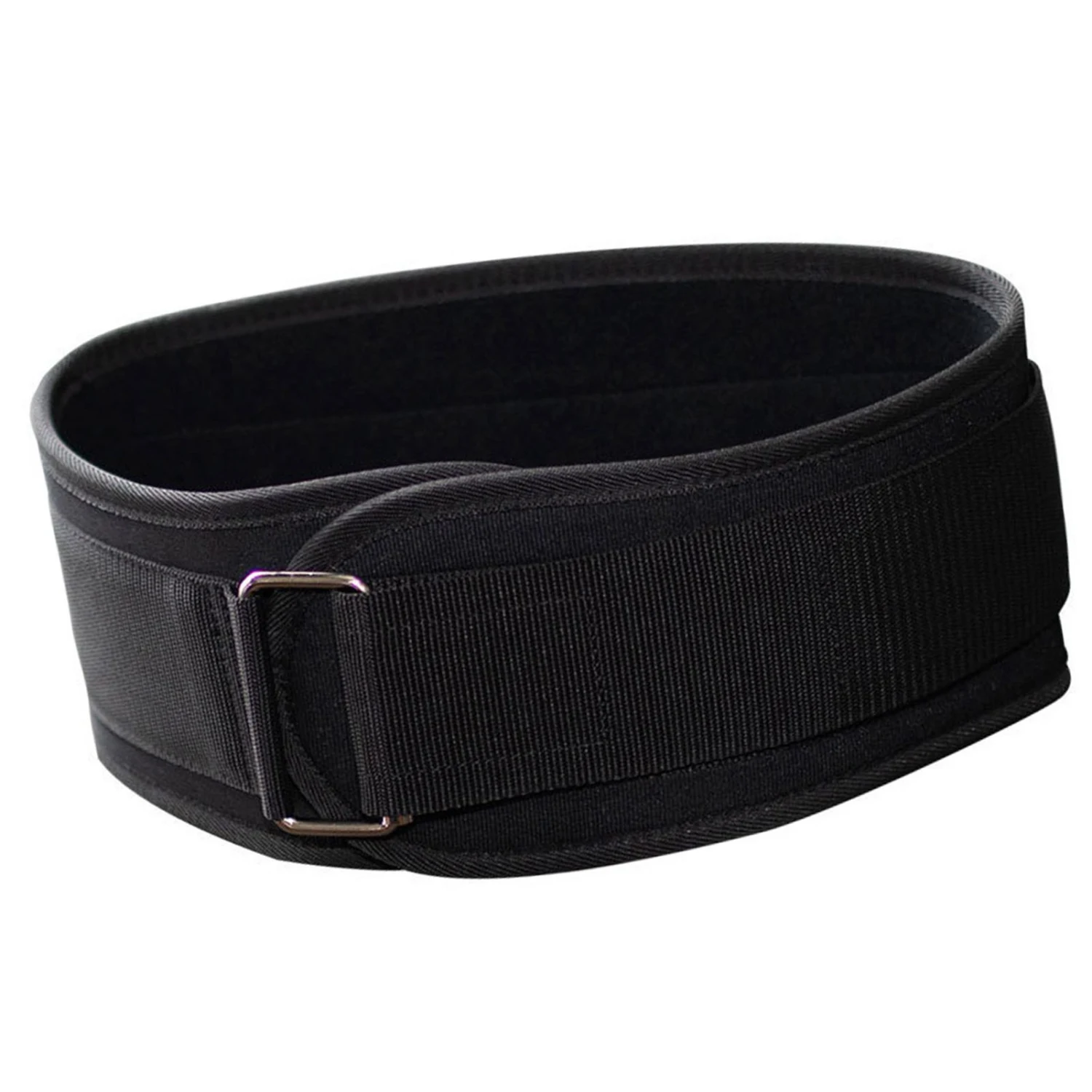 Weight Lifting Belt Adjustable Waist Protection Belt Strength Support Waistband for Fitness Sports M (Waist 77‑93CM) Black