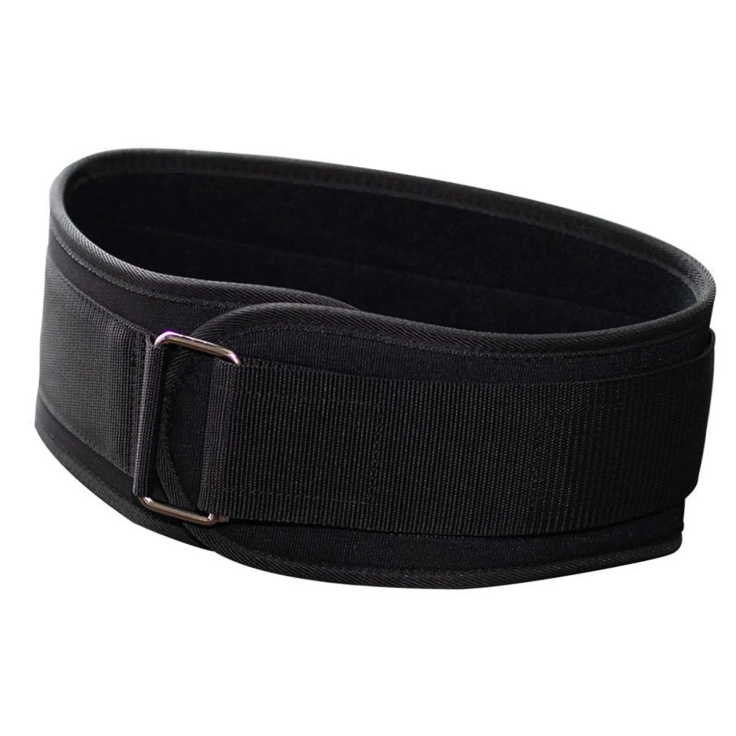 Weight Lifting Belt Adjustable Waist Protection Belt Strength Support Waistband for Fitness Sports M (Waist 77‑93CM) Black