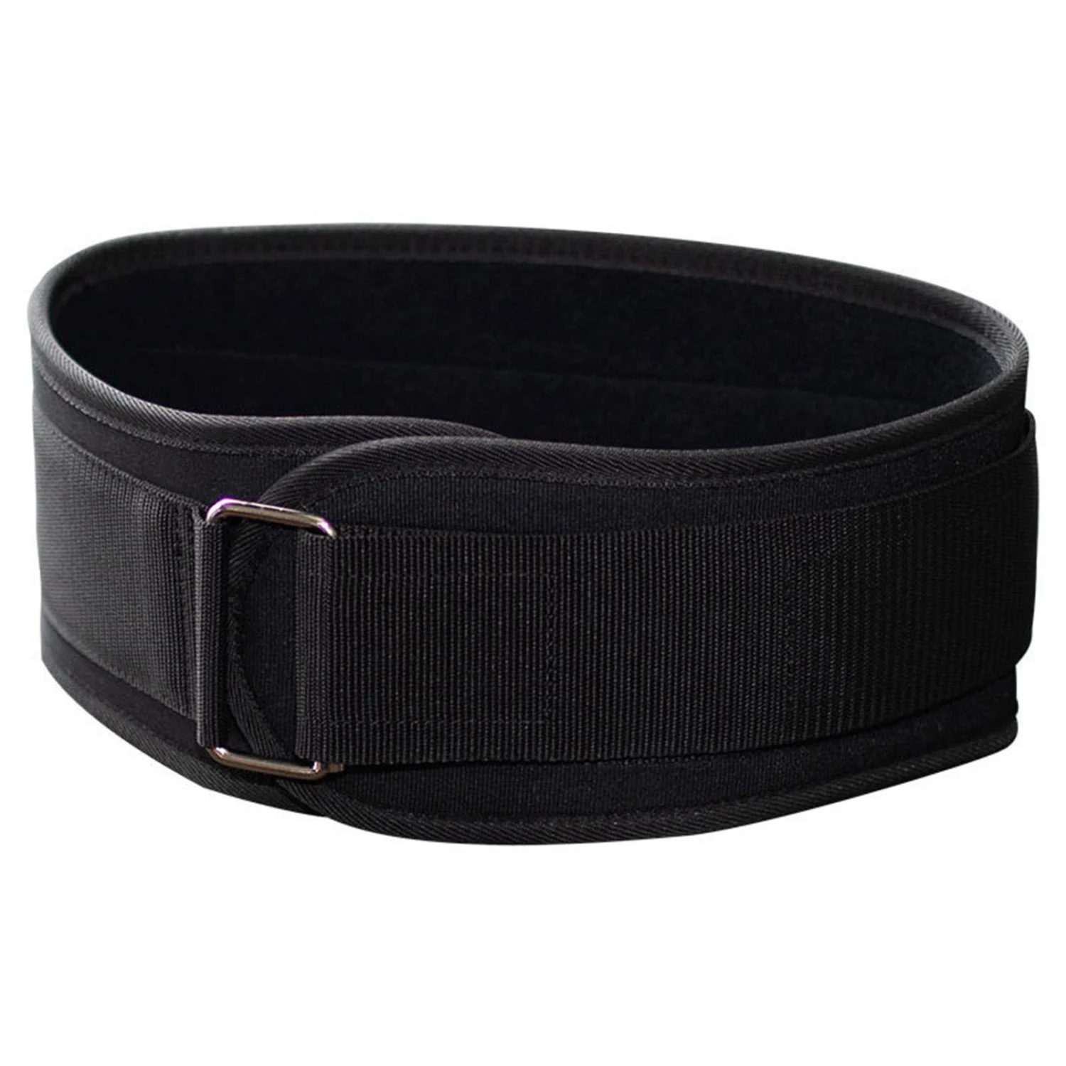 Weight Lifting Belt Adjustable Waist Protection Belt Strength Support Waistband for Fitness Sports M (Waist 77‑93CM) Black