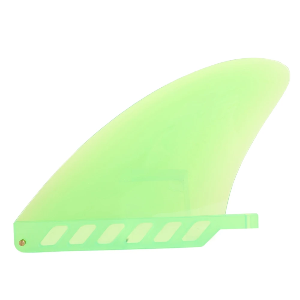 Tracking Fin Flexible Stable Exquisite Surfboard Tail Rudder Light Compact PVC Paddle Board Fin Green