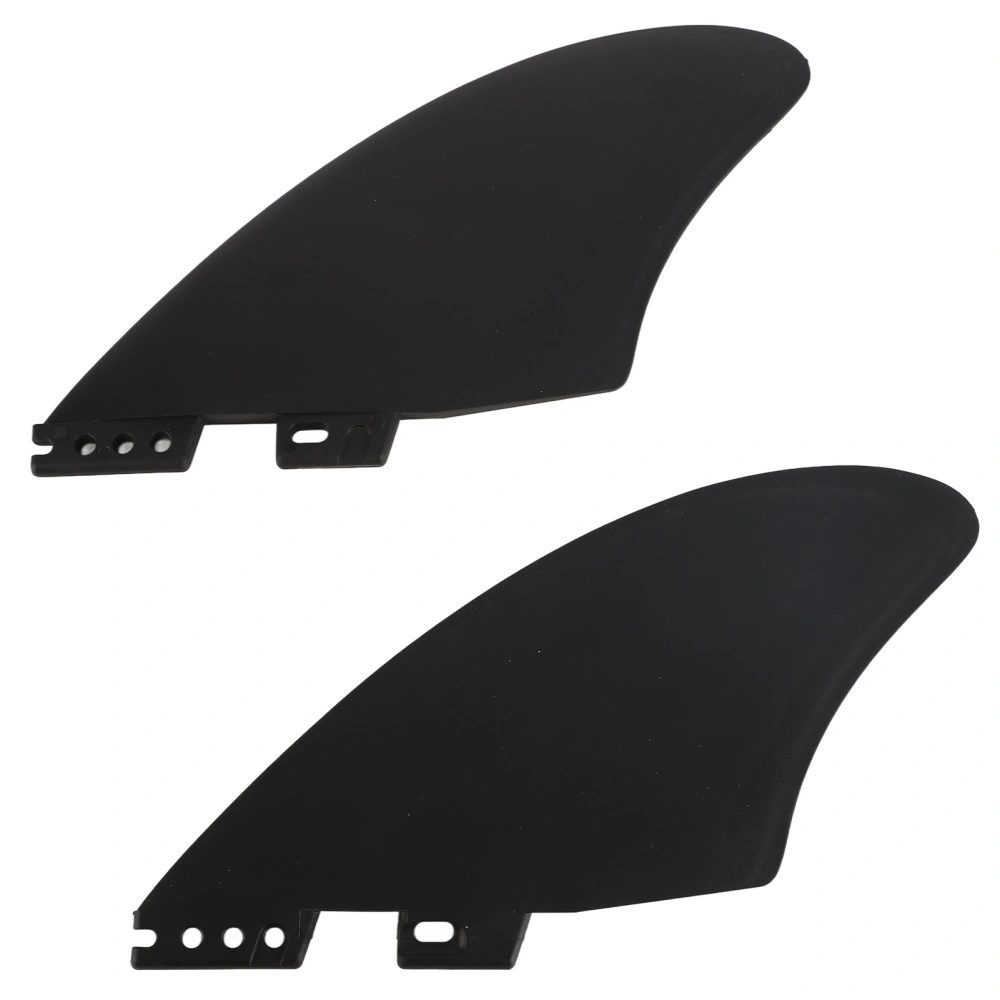 2PCS Surfboard Fin Detachable PVC Fishtail Surfboard Fins for Longboards Stand Paddleboards for FCS2 Generation