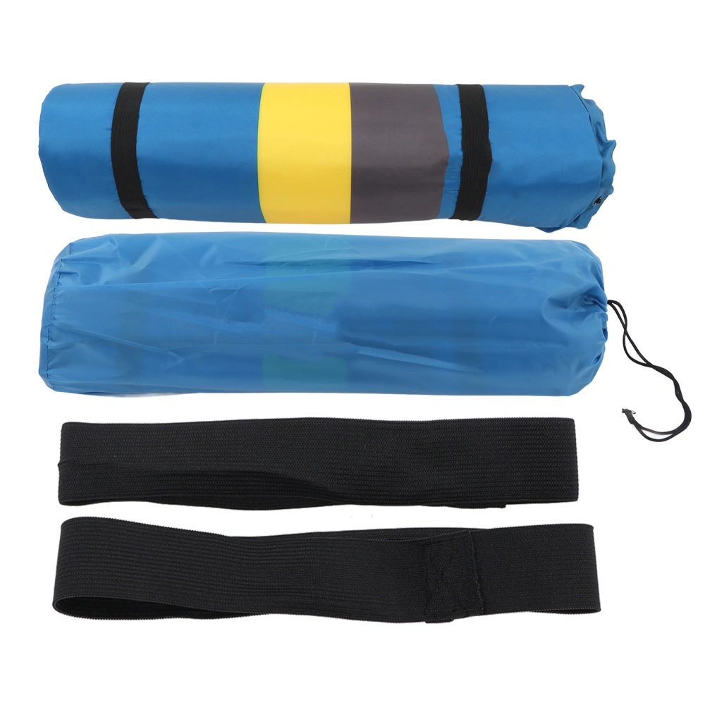 Inflatable Camping Sleeping Pad with Pillow Foldable Waterproof Double Inflatable Sleeping Mat Pad for Outdoor Camping