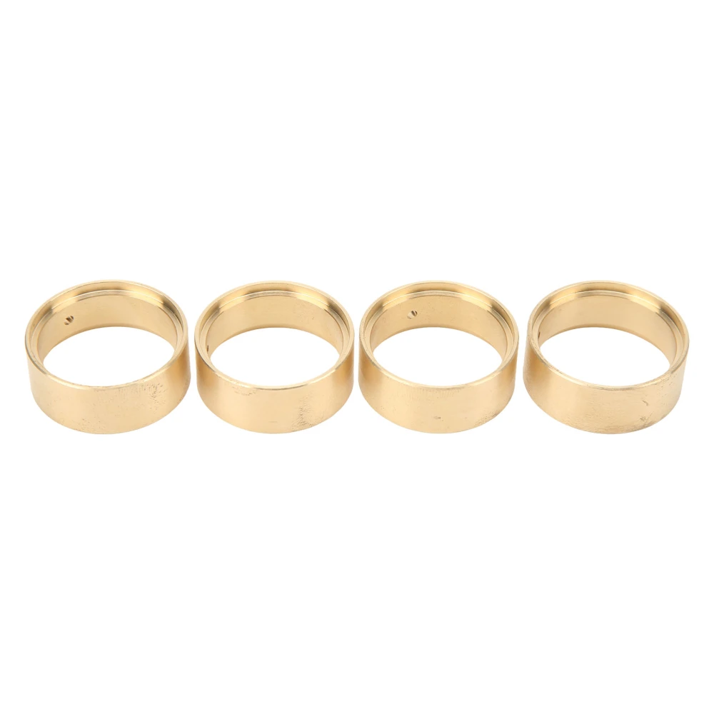 4Pcs Brass Internal Beadlock Ring Clamp Ring for 1.0 Inch Wheel Rim for 1/24 RC Car Upgrade Parts