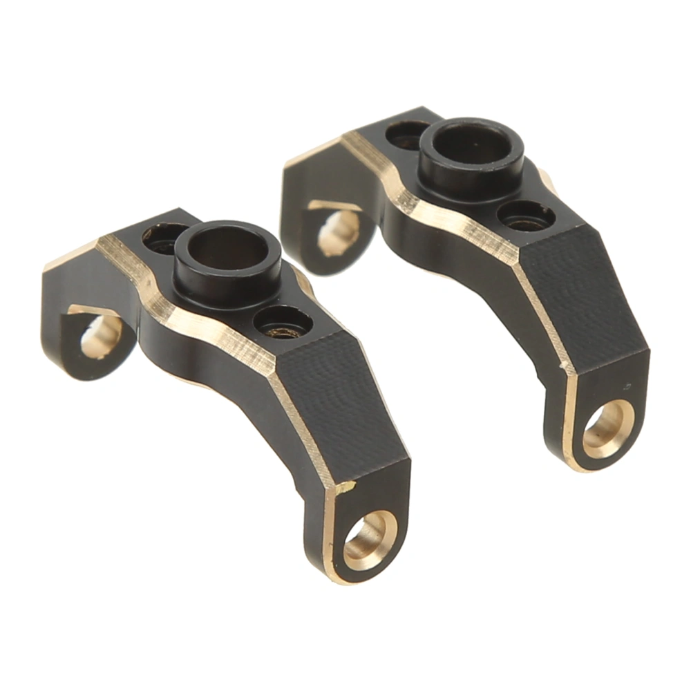 2Pcs Caster Block C Hub Brass High Strength Accessory for Traxxas 1/18 Climbing Car