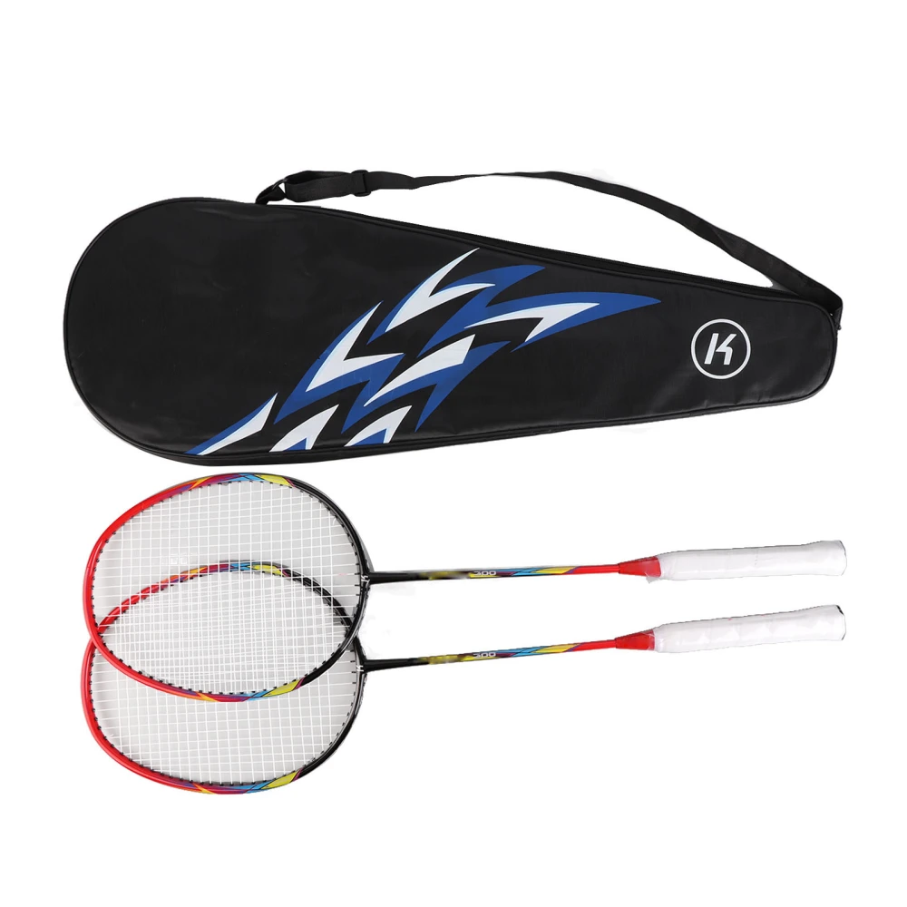 2 Player Badminton Racquet High Stability Lightweight Portable Sports Badminton Racket for Beginner