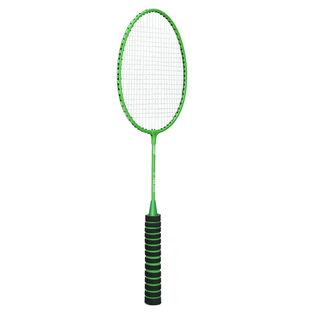 Badminton Racket Set Split Type Soft Nylon Handle Shock Proof Iron Alloy Double Badminton Racket for Boys Girls