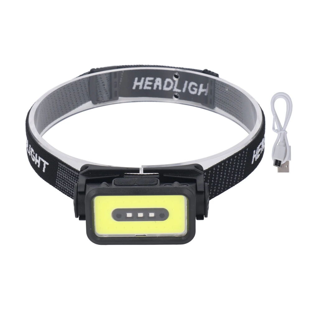 K352 COB Headlamp USB Rechargeable with Red Source LED Headlight for Outdoor Hiking Running Camping Accessories