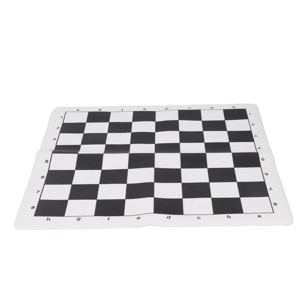 Chess Board Chessboard Only PU Portable Soft Standard 35x35cm for Travel Outdoor Camping