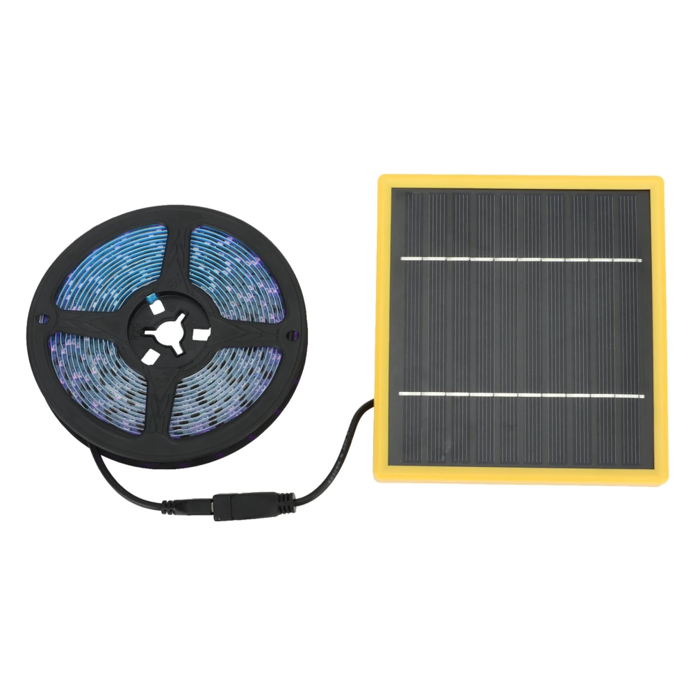 Solar Plant Grow Light Waterproof Monocrystalline Silicon Sunlight Plant Lamp Strip with Solar Panel for Indoor Seedings 5V 5W