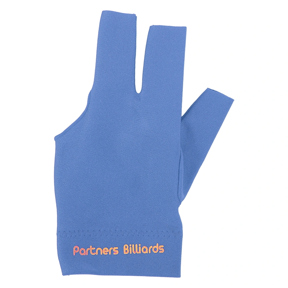 Billiard Pool Gloves 3 Fingers Cue Gloves Shooters Snooker Cue Sport Glove For Left Right Hand Blue