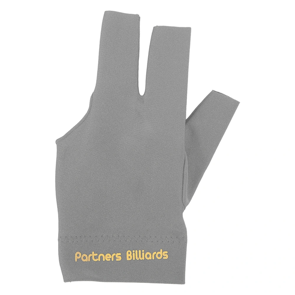 Billiard Pool Gloves 3 Fingers Cue Gloves Shooters Snooker Cue Sport Glove For Left Right Hand Dark Gray