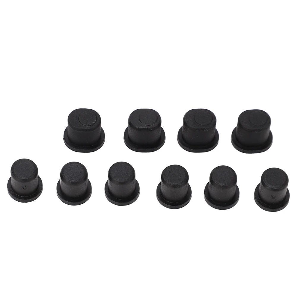 10PCS RC Bushing Adjuster Plastic Black Wear Resistant Lightweight RC Bush Adjuster for ZD Racing 1/7 MX 07