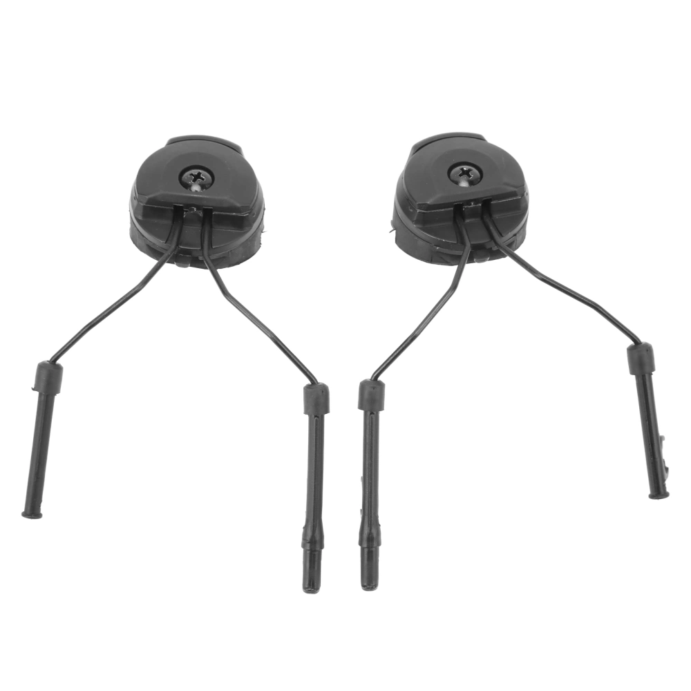 2PCS Headset Helmet Rail Adapter Holder ABS Helmet Headphones Bracket for Sports