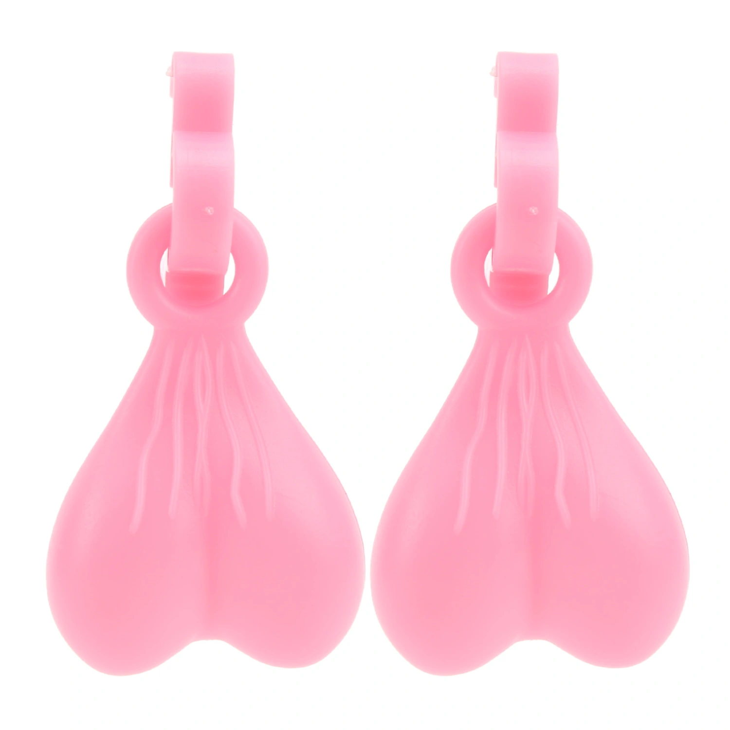 1Pair Decorative Shoe Clips Charm Glow in The Dark Shoe Charm for Boys Girls Women Men Birthday Gifts Luminous Pink