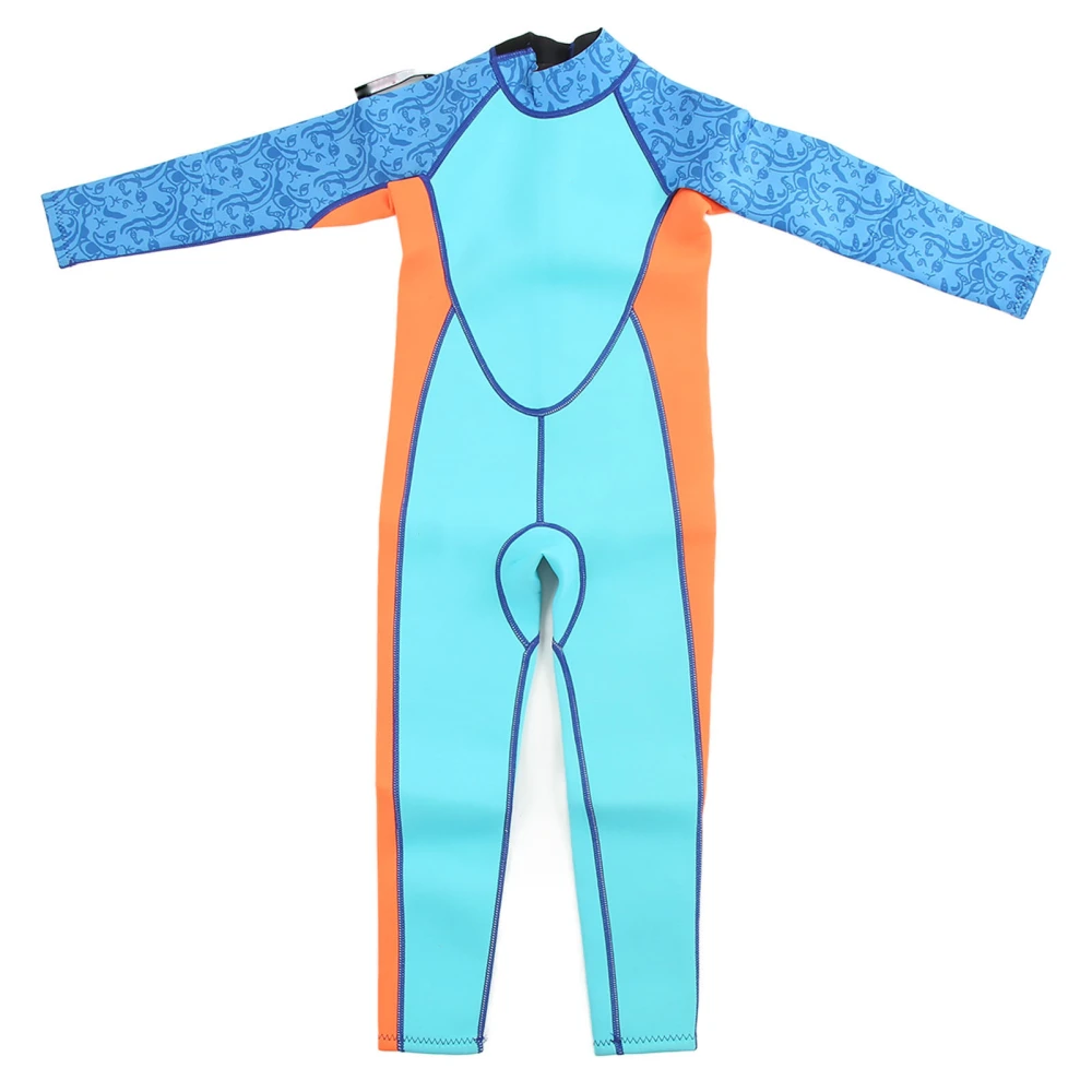 Kids Wetsuit Warm Sun Protection Long Sleeve 2.5mm Neoprene Toddler Surfing Wetsuit for Girls Boys Swimming Diving Snorkeling Size 12