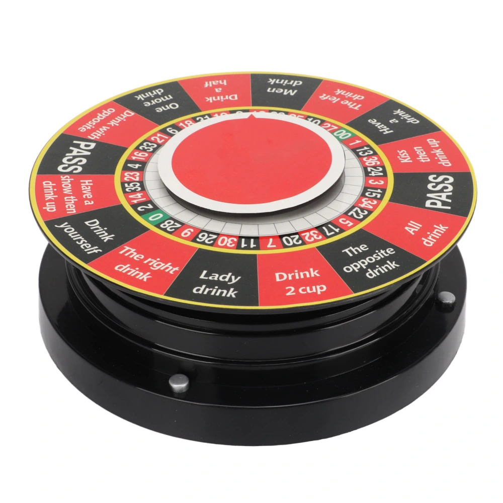 Prize Wheel Electric Spin Wheel Roulette Game Drinking Wheel for Home Party KTV Bar