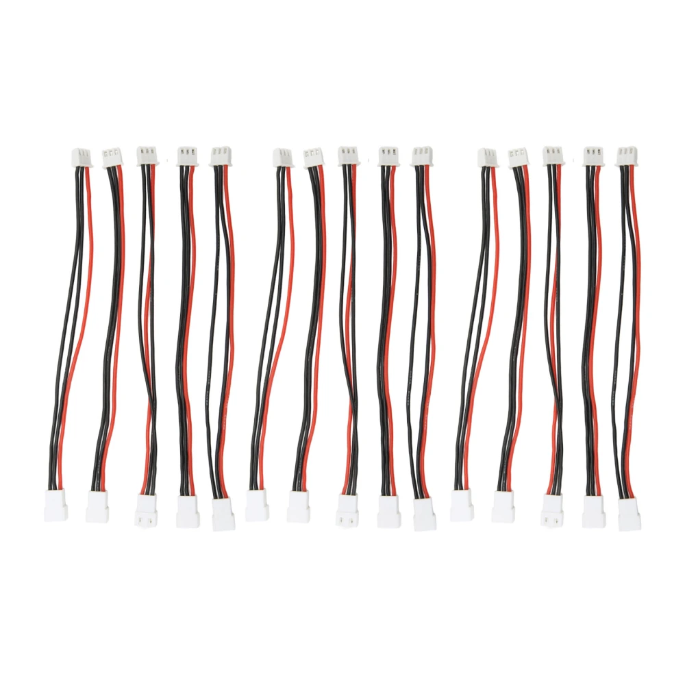 15PCS Battery Balance Charging Cable Double End 15cm Copper Core Balance Charging Extension Cable for Model Aviation