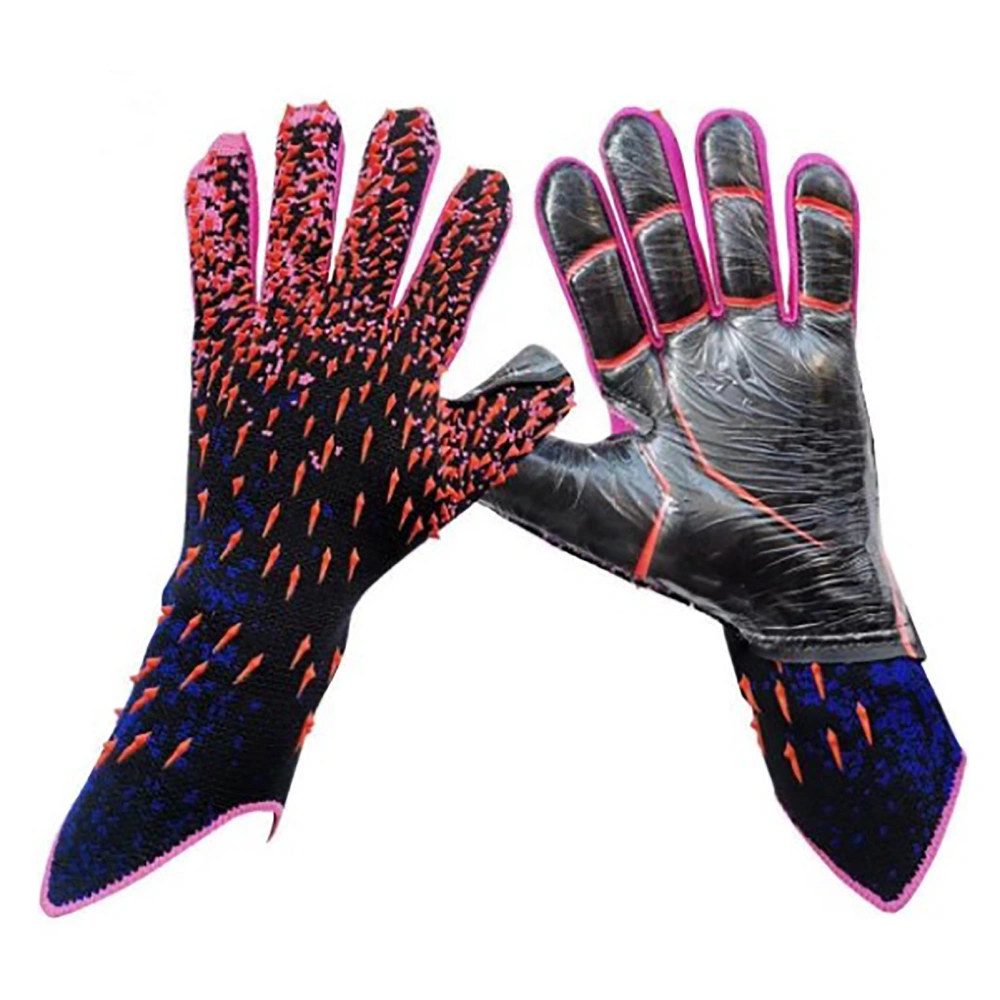 Soccer Goalie Goalkeeper Gloves Latex Anti Slip Football Gloves with Strong Grips Palms for Kids Boys No.9