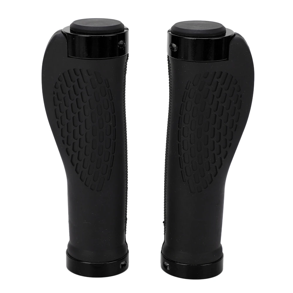 2Pcs Electric Scooter Handle Sleeve Silicone Prevent Slip Replacement Scooter Handle Bar Grip Cover Black