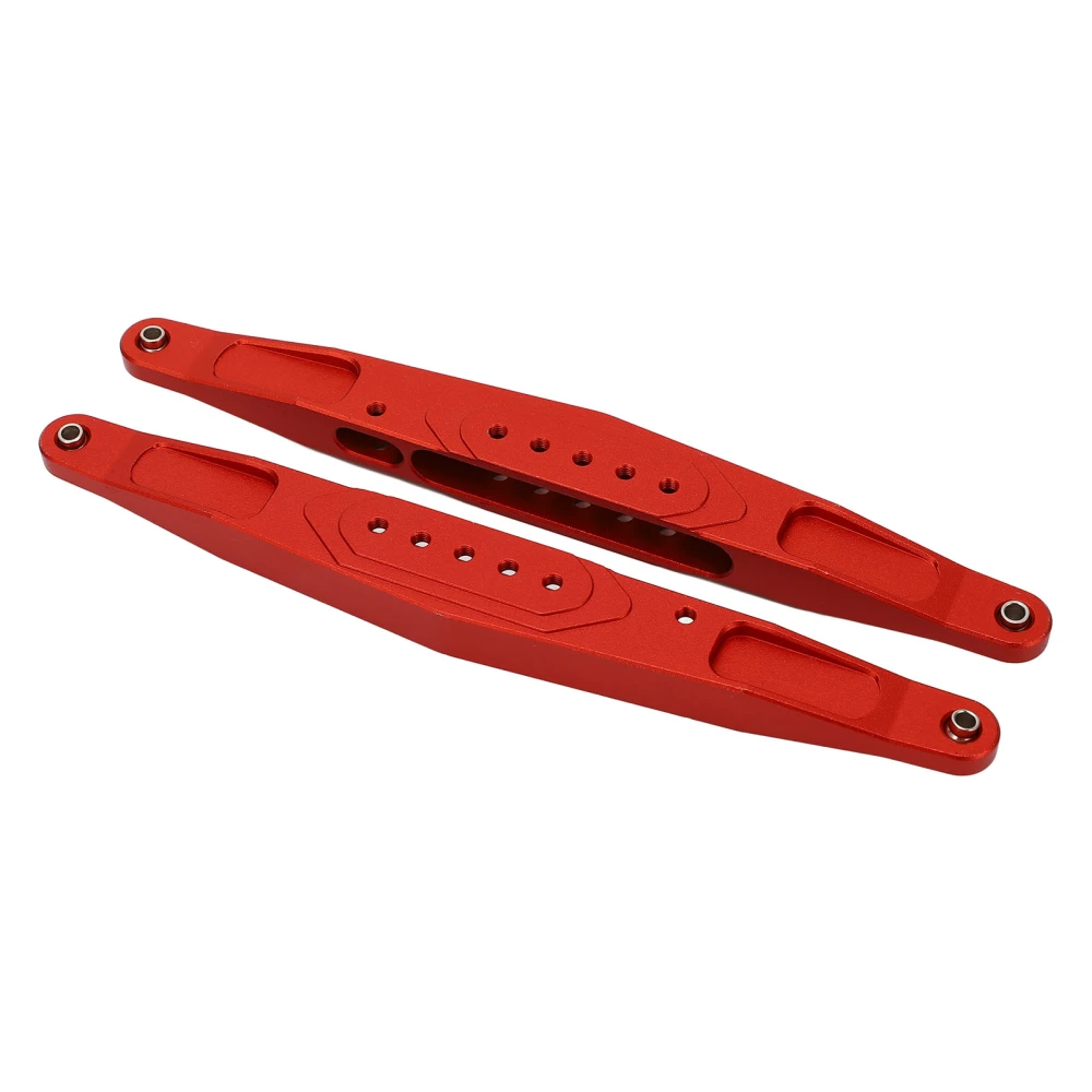 2PCS RC Rear Lower Trailing Arm Aluminum Alloy High Strength for Losi Baja Rey Hammer Rey 1/10 RC Car Red