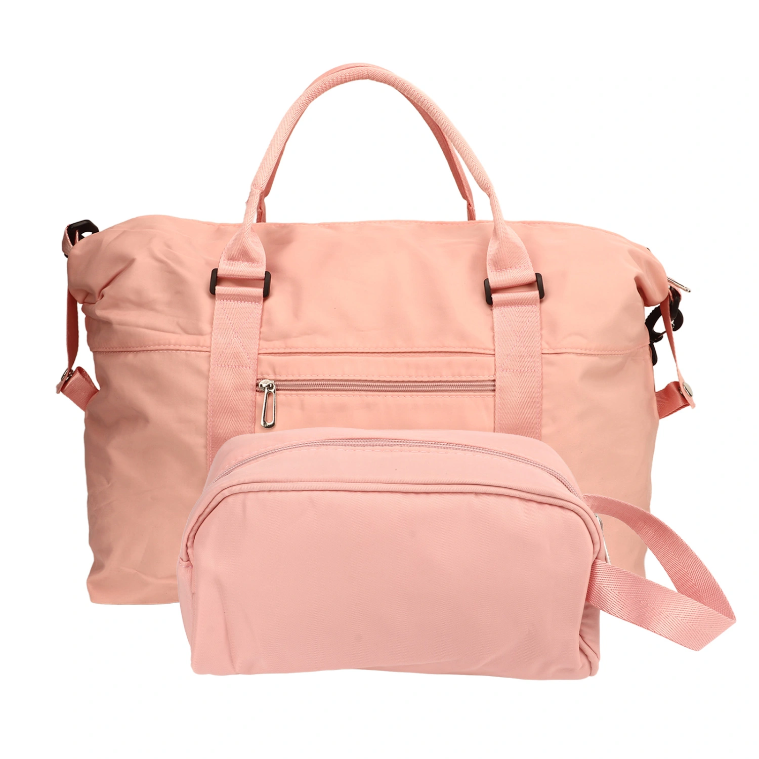 Weekender Overnight Bag Polyester High Capacity with A Small Bag Travel Duffel Tote for Outdoor Workout APJ021P