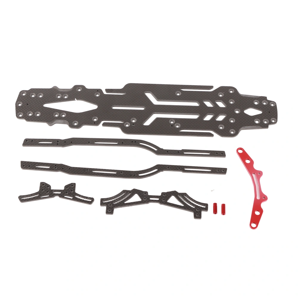 Carbon Fiber and Aluminum Upgrade Kit for MST FXX 2.0S 1/10 RC Drift Car High Accuracy RC Chassis Suspension Frame Kit Black