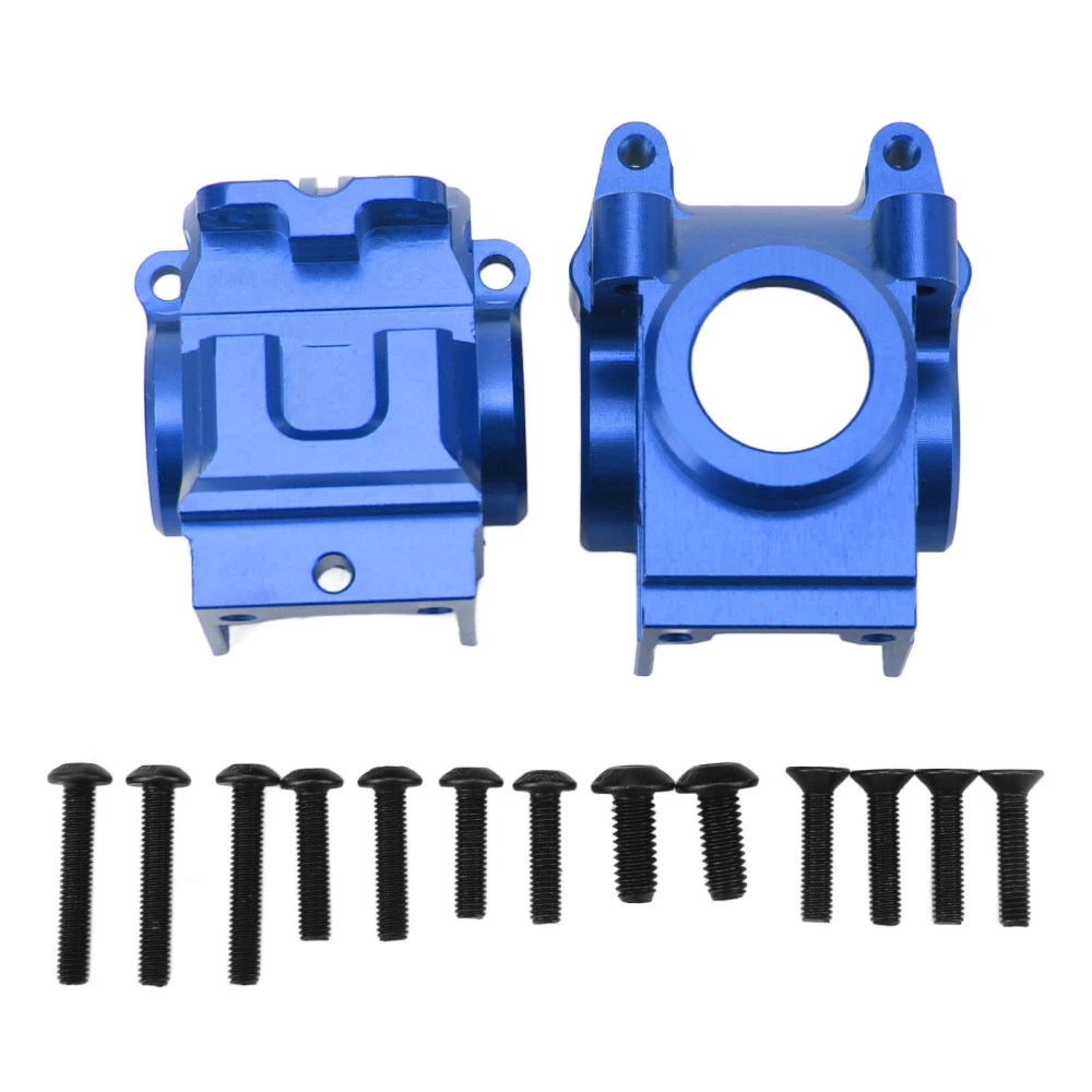 RC Differential Housings Aluminium Alloy RC Gear Box Housing for Traxxas 1/10 Cars Upgrade Dark Blue