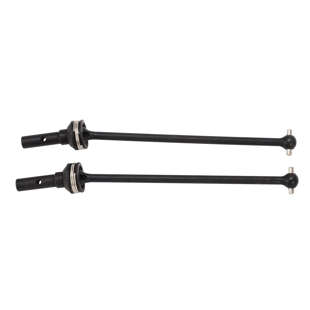 1 Pair RC Car Front Rear Universal Drive Shaft Transmission Shaft for TRAXXAS SLEDG 1/8 4WD Black