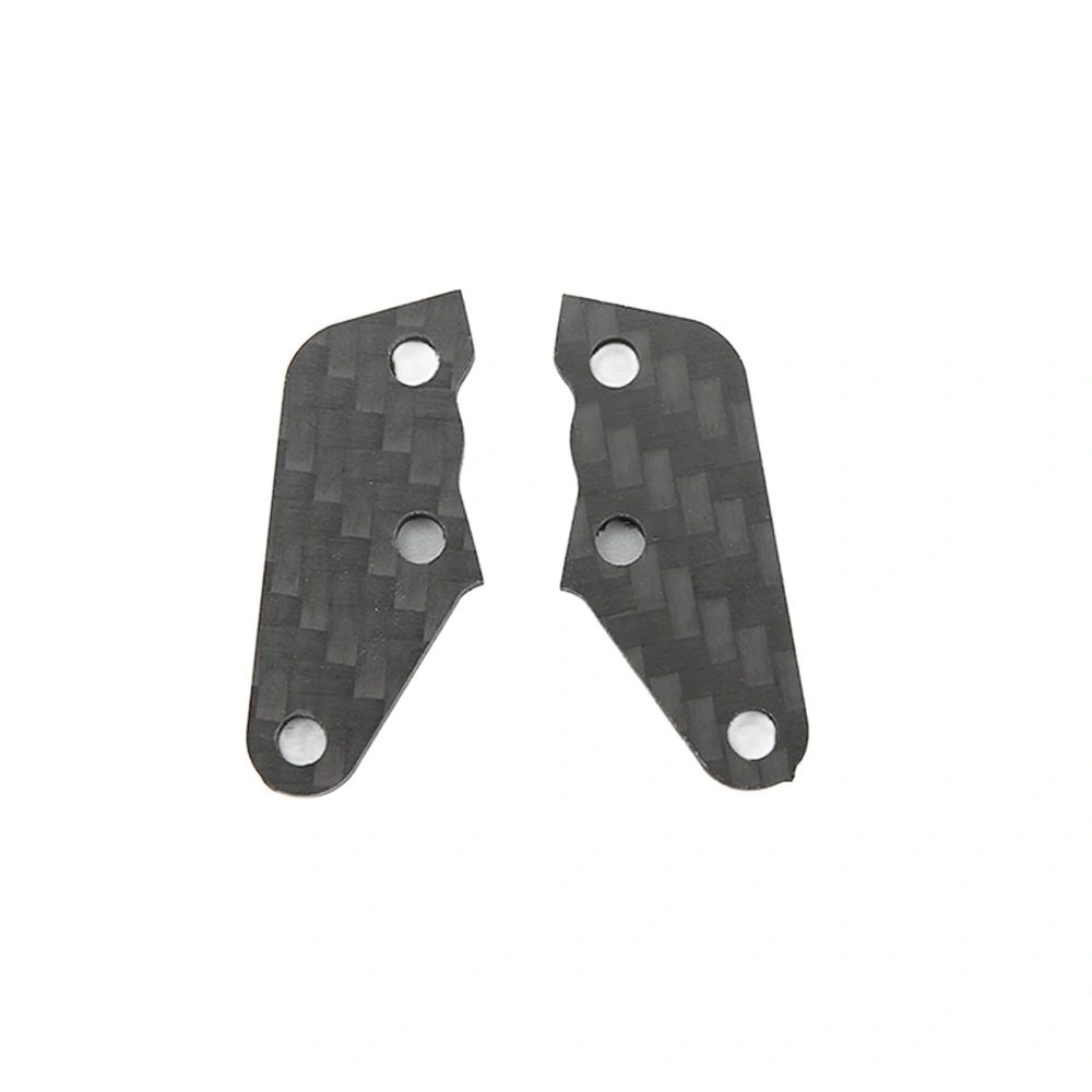 RC Steering Plate Carbon Fiber Replacement Upgraded RC Car Parts for ARRMA 1/7 1/8 RC Cars Black