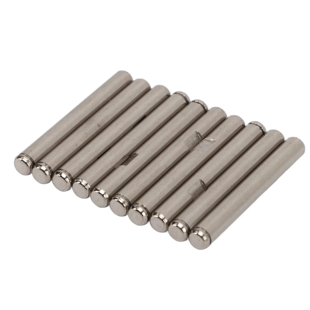 10Pcs RC Motor Shaft Stainless Steel Bright Smoothing Easy to Install Brushless Motor Shaft for RC Car Aircraft Boat